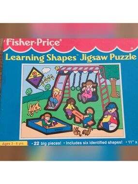 Vintage 1993 Fisher-Price Puzzle 22 Pieces Ages 3-6